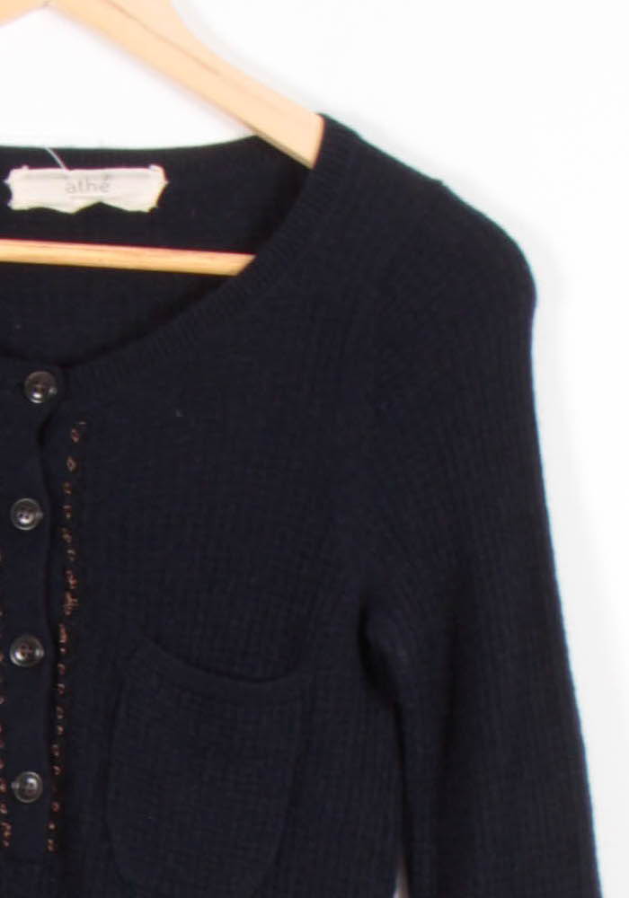 Pull Bleu - Taille XS/34 de la marque Vanessa Bruno - Athé | PARAD82034 - Vendu par Paradigme - Image 3