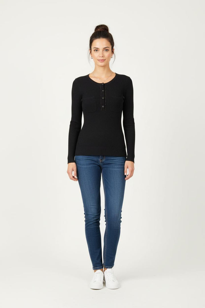 Pull Bleu - Taille XS/34 de la marque Vanessa Bruno - Athé | PARAD82034 - Vendu par Paradigme - Image 1