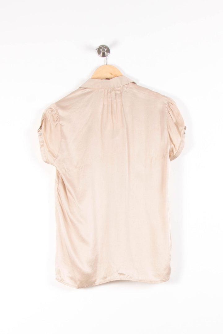 Blouse Beige - Taille M/38 de la marque Gerard Darel | PARAD82035 - Vendu par Paradigme - Image 4