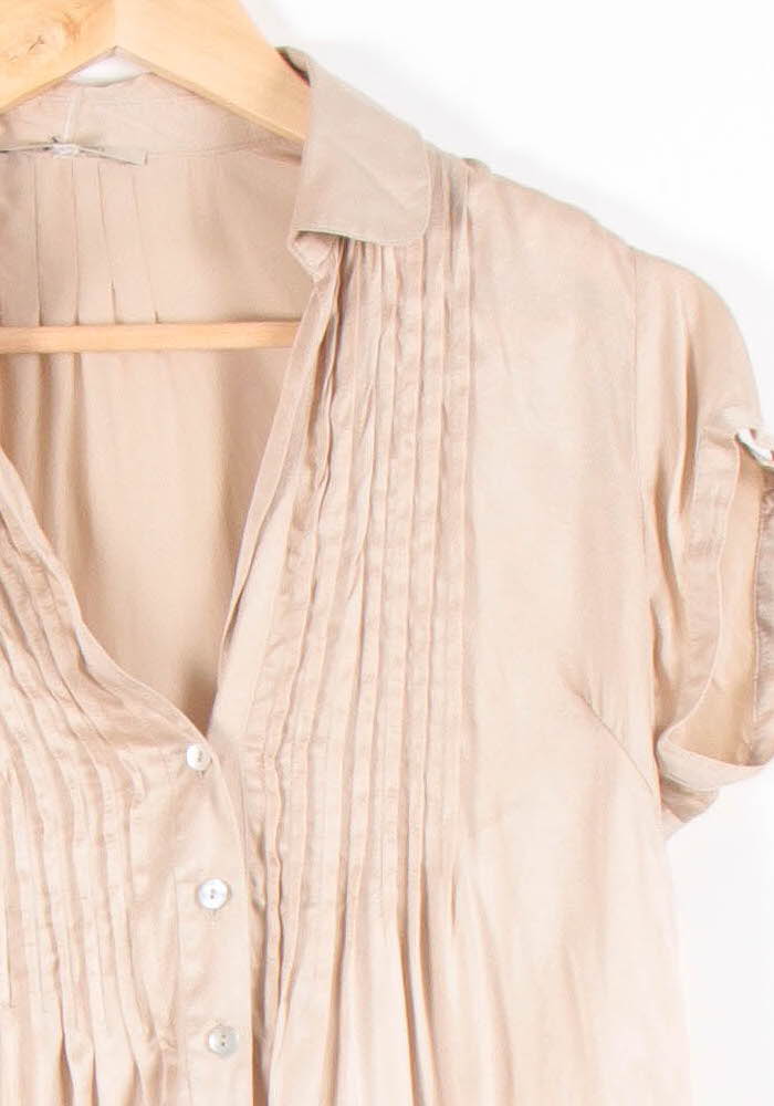 Blouse Beige - Taille M/38 de la marque Gerard Darel | PARAD82035 - Vendu par Paradigme - Image 3