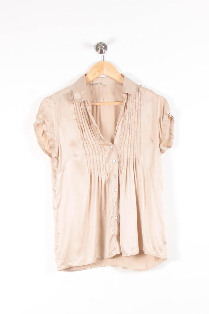 Blouse Beige - Taille M/38 de la marque Gerard Darel | PARAD82035 - Vendu par Paradigme - Image 2