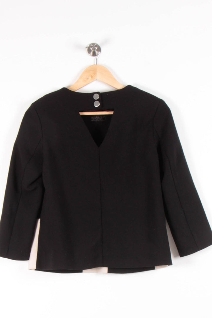 Blouse Noire et Blanche - Taille L/40 de la marque ZAPA | PARAD82039 - Vendu par Paradigme - Image 4