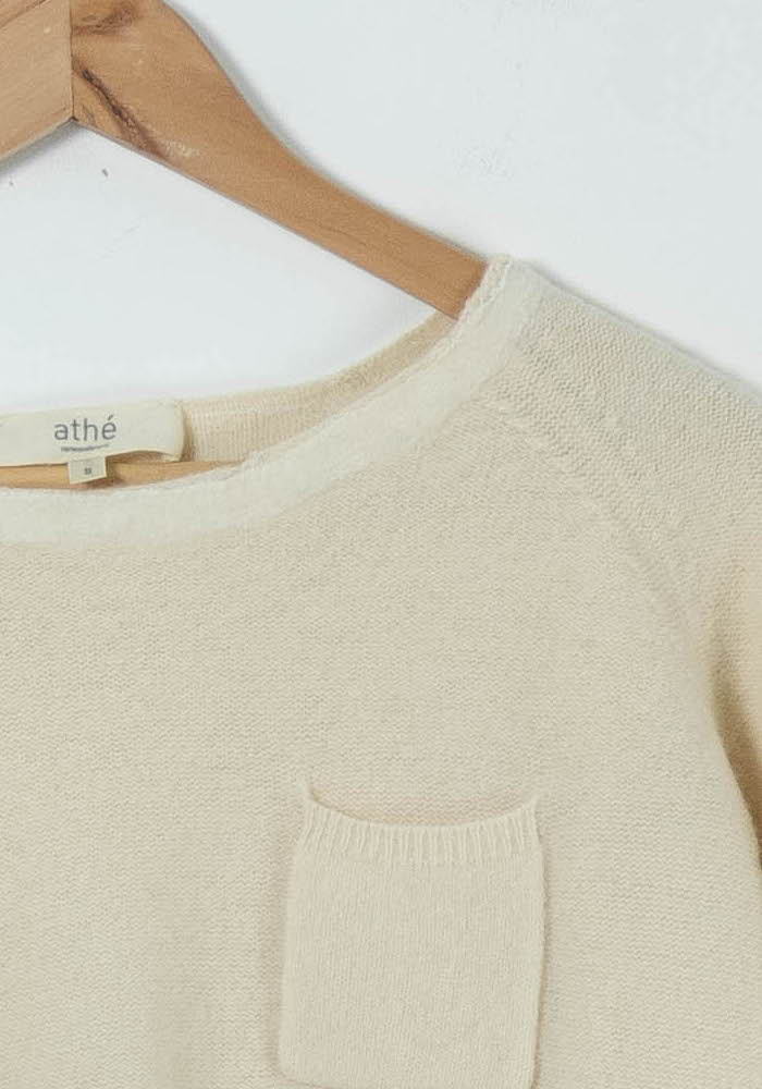 Pull Beige - Taille S/36 de la marque Vanessa Bruno - Athé | PARAD82042 - Vendu par Paradigme - Image 3