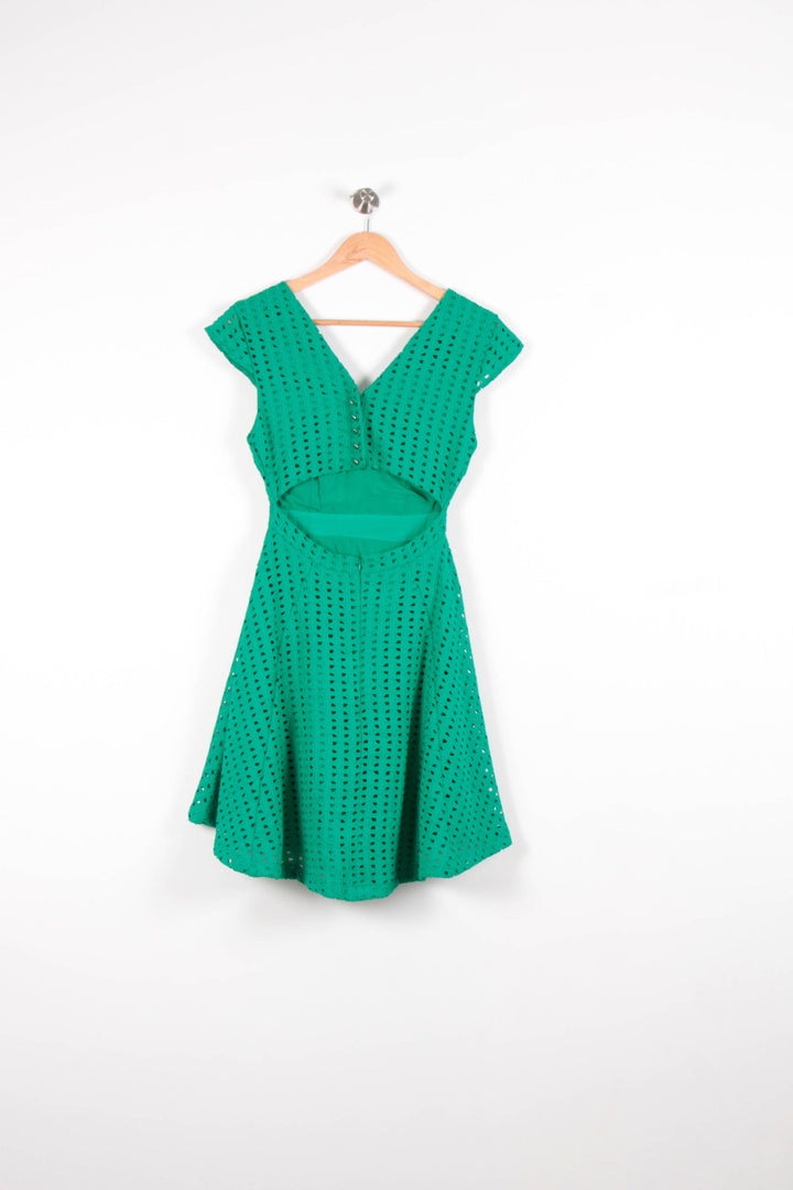 Robe Évasée Verte - Taille XS/34 de la marque Suncoo | PARAD82044 - Vendu par Paradigme - Image 4