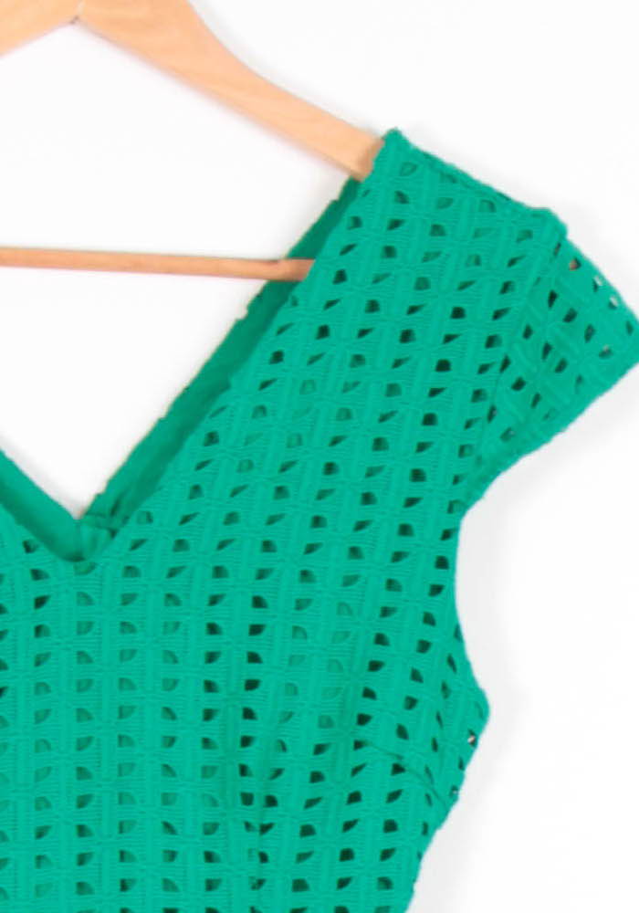 Robe Évasée Verte - Taille XS/34 de la marque Suncoo | PARAD82044 - Vendu par Paradigme - Image 3