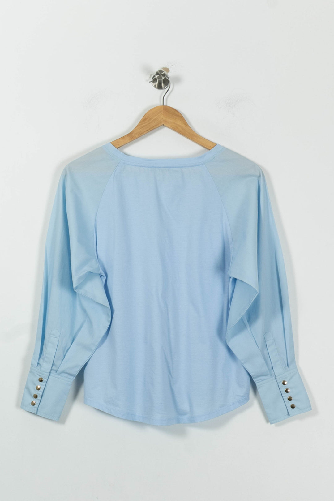 Chemise Bleue - Taille S/36 de la marque Claudie Pierlot | PARAD82047 - Vendu par Paradigme - Image 4