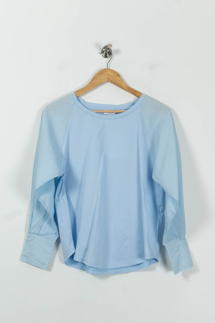 Chemise Bleue - Taille S/36 de la marque Claudie Pierlot | PARAD82047 - Vendu par Paradigme - Image 2
