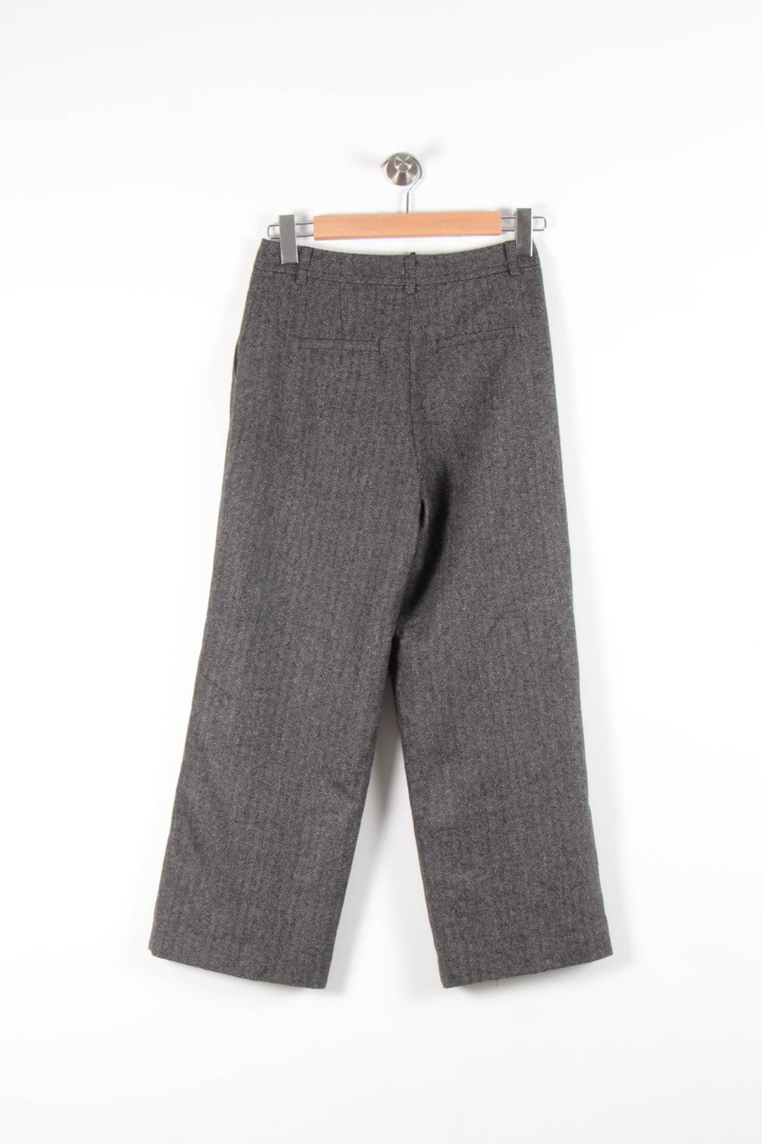 Pantalon Large Gris - Taille S/36 de la marque Caroll | PARAD82053 - Vendu par Paradigme - Image 4
