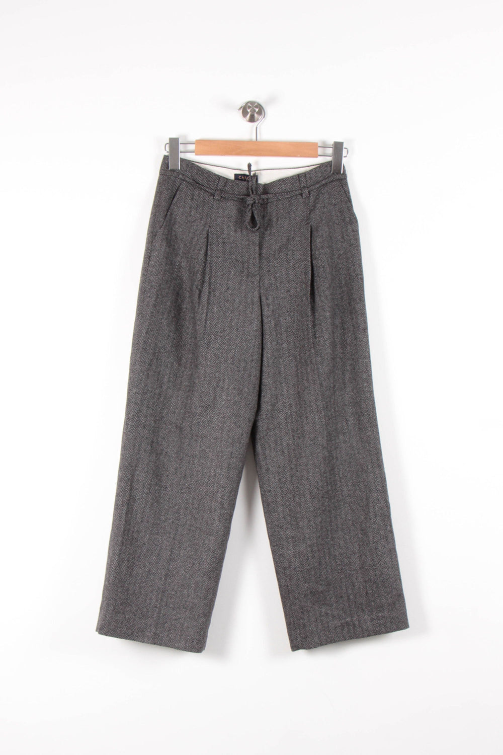 Pantalon Large Gris - Taille S/36 de la marque Caroll | PARAD82053 - Vendu par Paradigme - Image 2