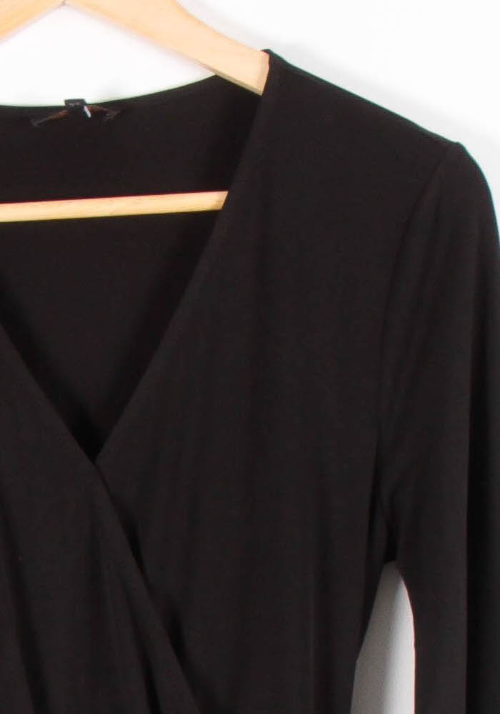 Robe Longue Noire - Taille S/36 de la marque Caroll | PARAD82054 - Vendu par Paradigme - Image 3