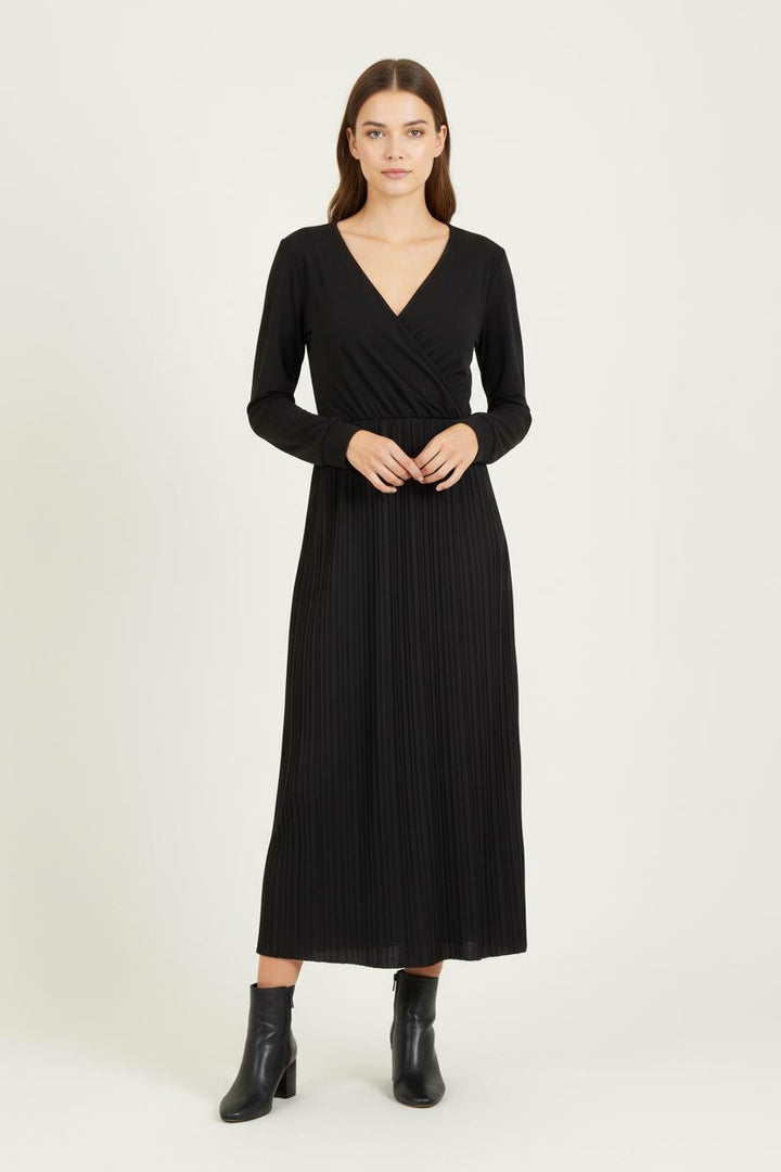 Robe Longue Noire - Taille S/36 de la marque Caroll | PARAD82054 - Vendu par Paradigme - Image 1