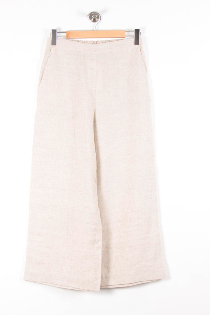 Pantalon Large Beige - Taille M/38 de la marque Caroll | PARAD82055 - Vendu par Paradigme - Image 2