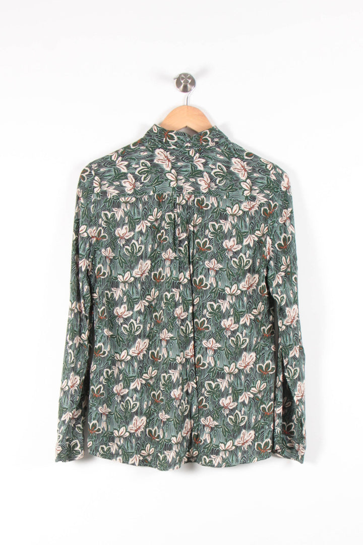 Chemise Verte et Blanche - Taille M/38 de la marque Caroll | PARAD82058 - Vendu par Paradigme - Image 4