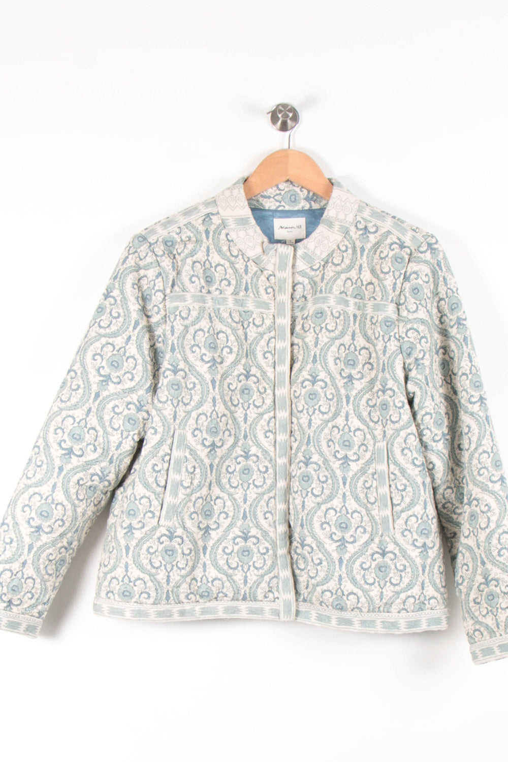 Veste Matelassée Bleu et Blanc - Taille L/40 de la marque Maison 123 | PARAD82063 - Vendu par Paradigme - Image 2