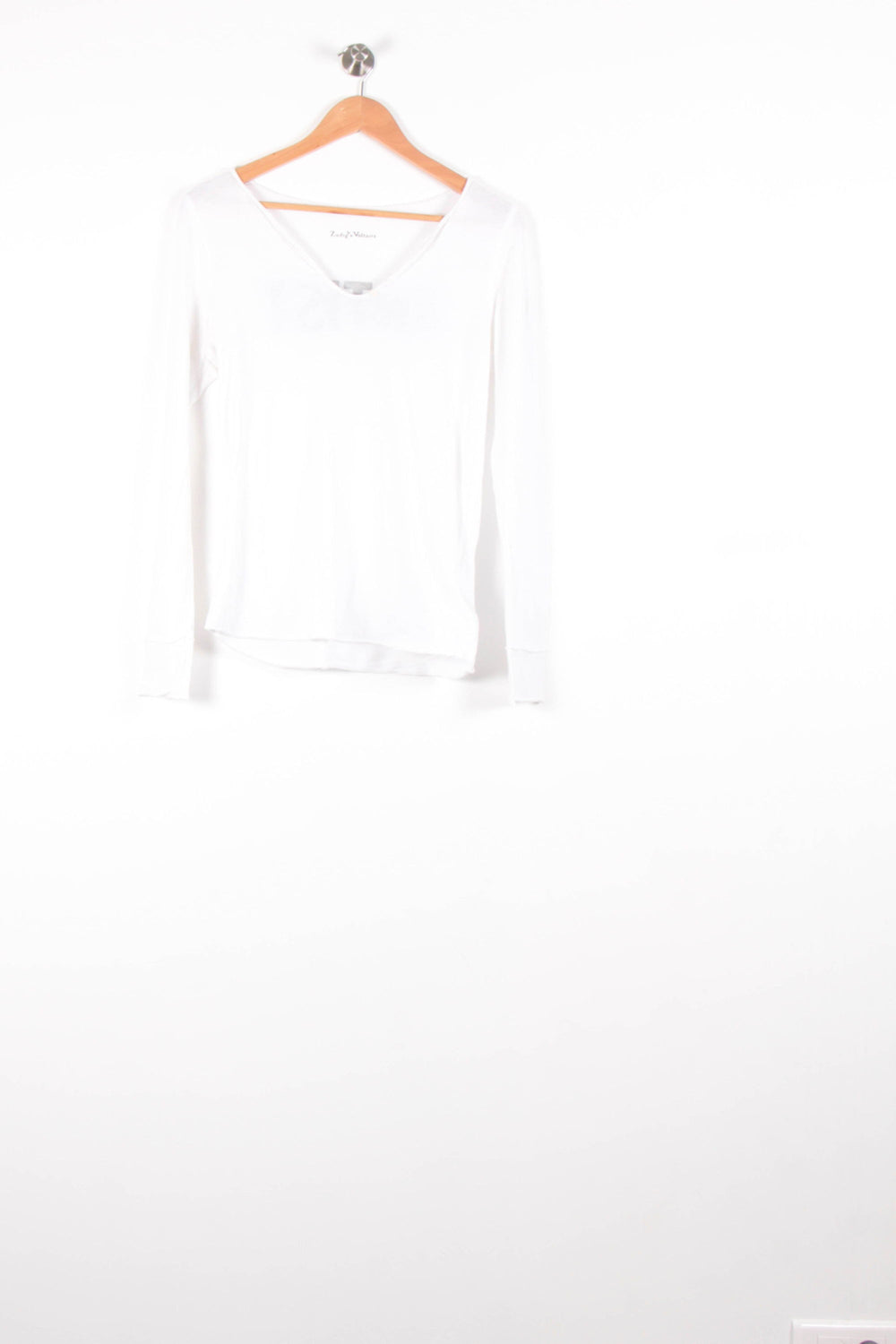 Tee-shirt Manches Longues Blanc - Taille XS/34 de la marque Zadig&Voltaire | PARAD82067 - Vendu par Paradigme - Image 2