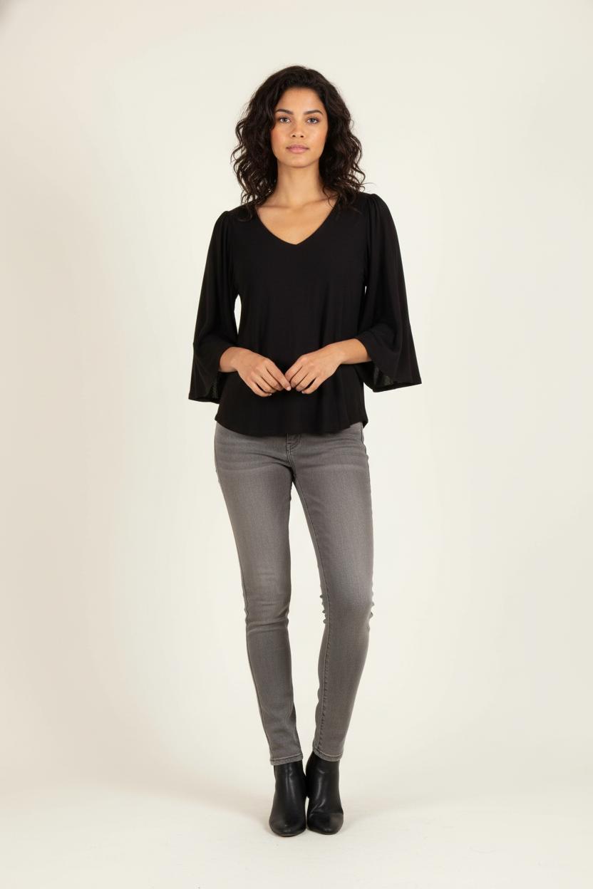 Blouse Noire - Taille S/36 de la marque Comptoir des Cotonniers | PARAD82077 - Vendu par Paradigme - Image 1