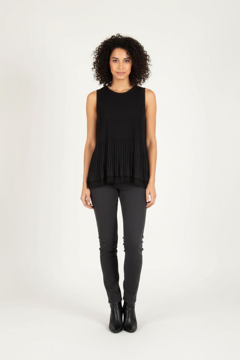 Débardeur Noir - Taille S/36 de la marque Comptoir des Cotonniers | PARAD82083 - Vendu par Paradigme - Image 1