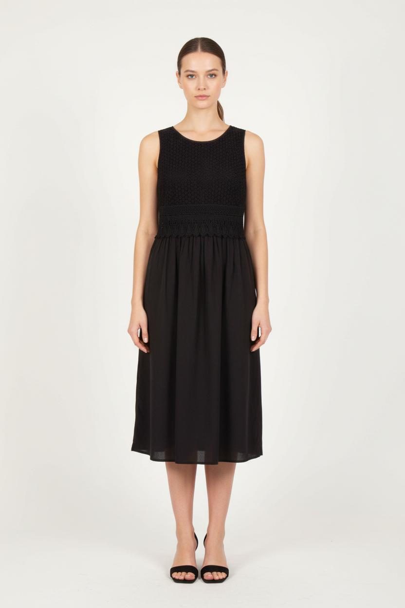 Robe Sans Manches Noire - Taille S/36 de la marque Stella Forest | PARAD82085 - Vendu par Paradigme - Image 1