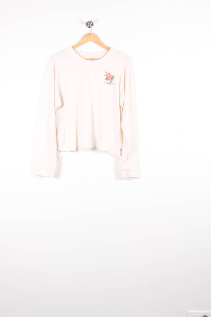 Tee-shirt Manches Longues Beige - Taille L/40 de la marque Levi's | PARAD82103 - Vendu par Paradigme - Image 2