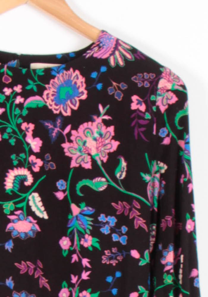 Blouse Noire - Taille S/36 de la marque La Fée Maraboutée | PARAD82106 - Vendu par Paradigme - Image 3