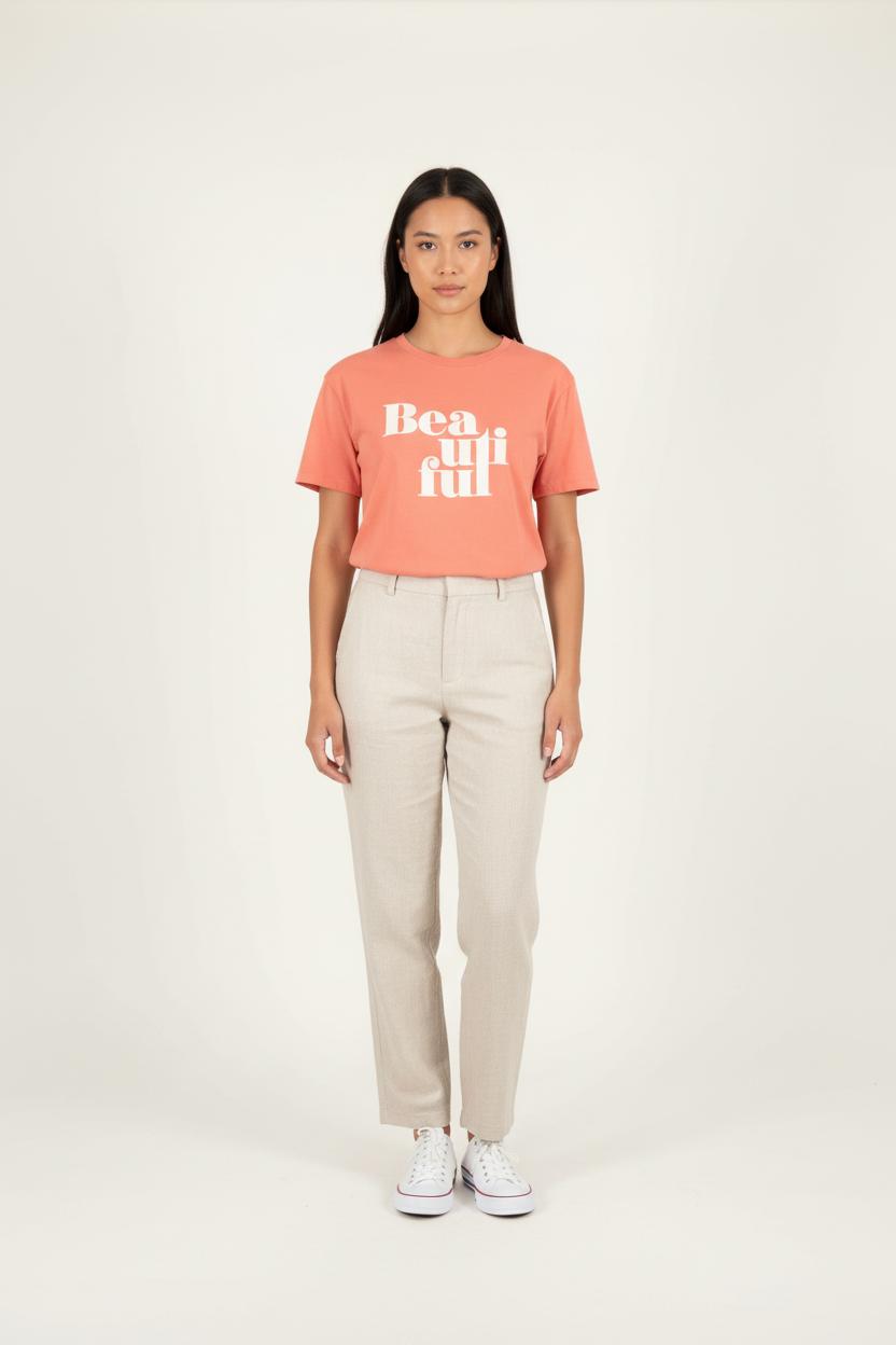 Tee-shirt Orange - Taille S/36 de la marque Maison 123 | PARAD82113 - Vendu par Paradigme - Image 1