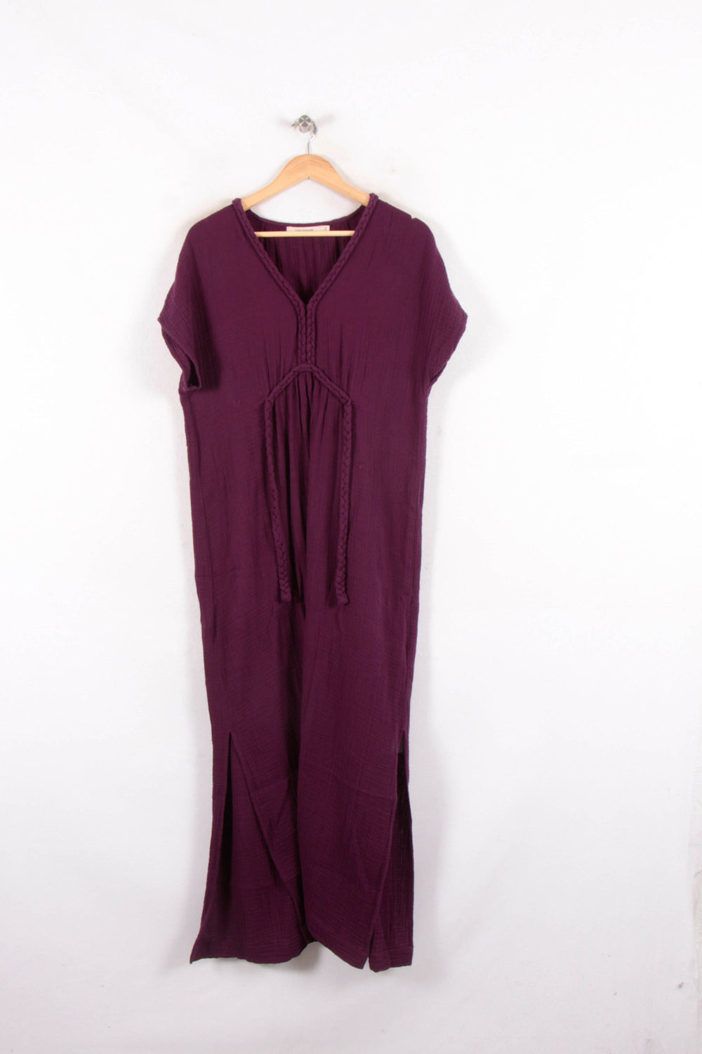 Robe Longue Bordeaux - Taille L/40 de la marque La Fée Maraboutée | PARAD82117 - Vendu par Paradigme - Image 2