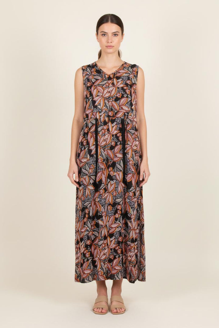 Robe Longue Multicolore - Taille XL/42 de la marque La Fée Maraboutée | PARAD82118 - Vendu par Paradigme - Image 1