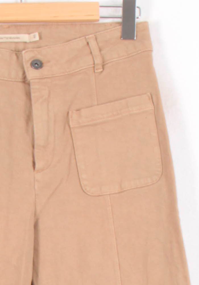 Pantalon Large Beige - Taille L/40 de la marque La Fée Maraboutée | PARAD82119 - Vendu par Paradigme - Image 3