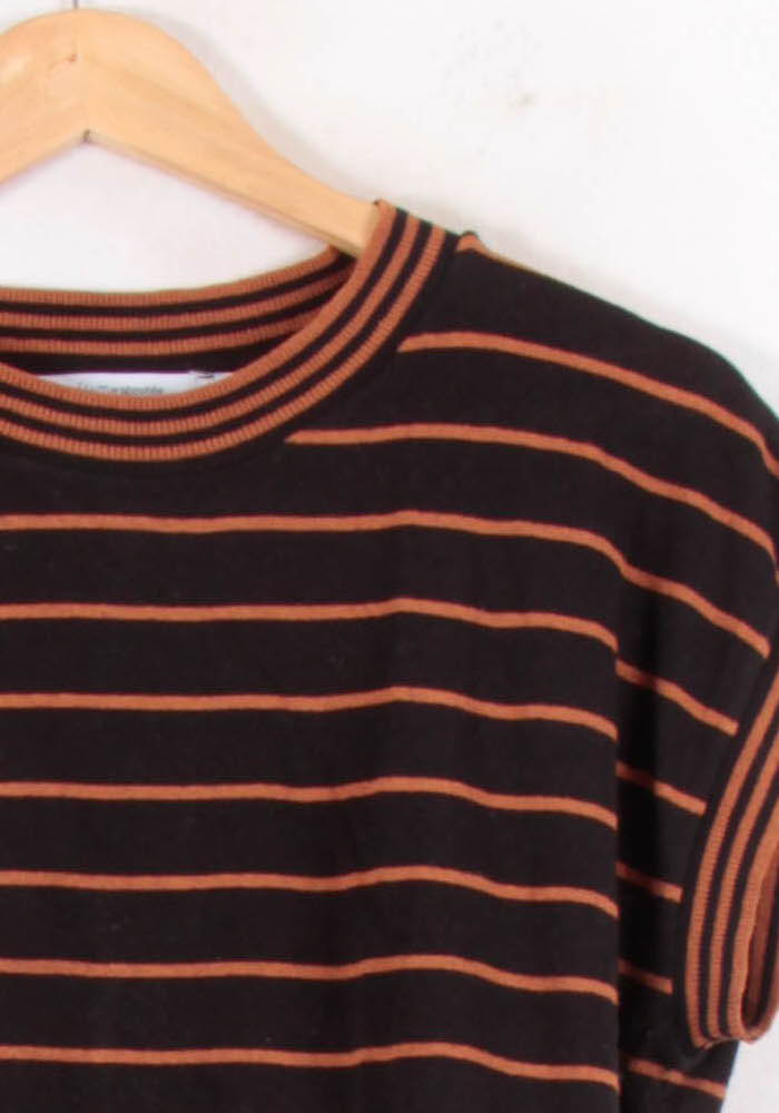 T-shirt Noir et Orange - Taille M/38 de la marque La Fée Maraboutée | PARAD82120 - Vendu par Paradigme - Image 3