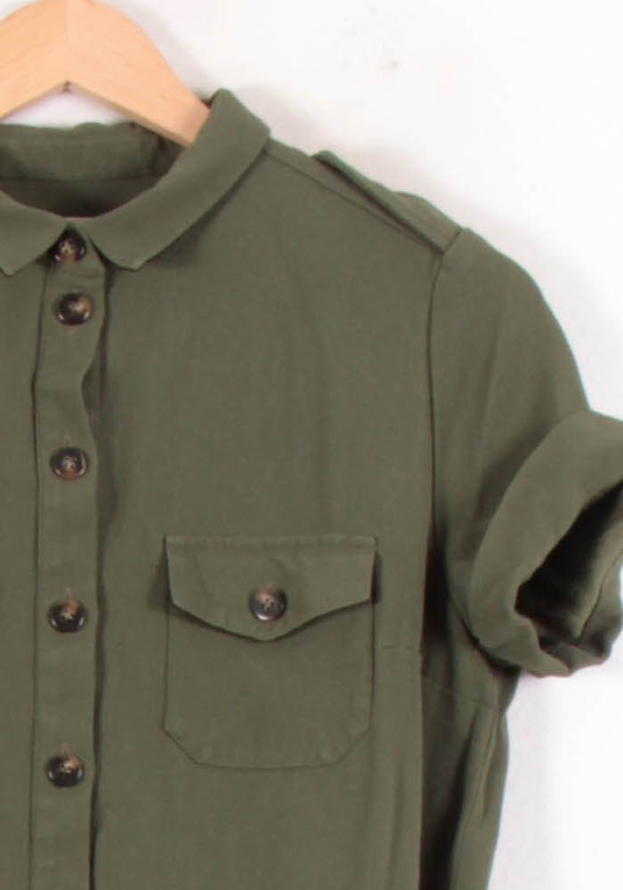 Combishort Vert - Taille L/40 de la marque Sézane | PARAD82121 - Vendu par Paradigme - Image 3