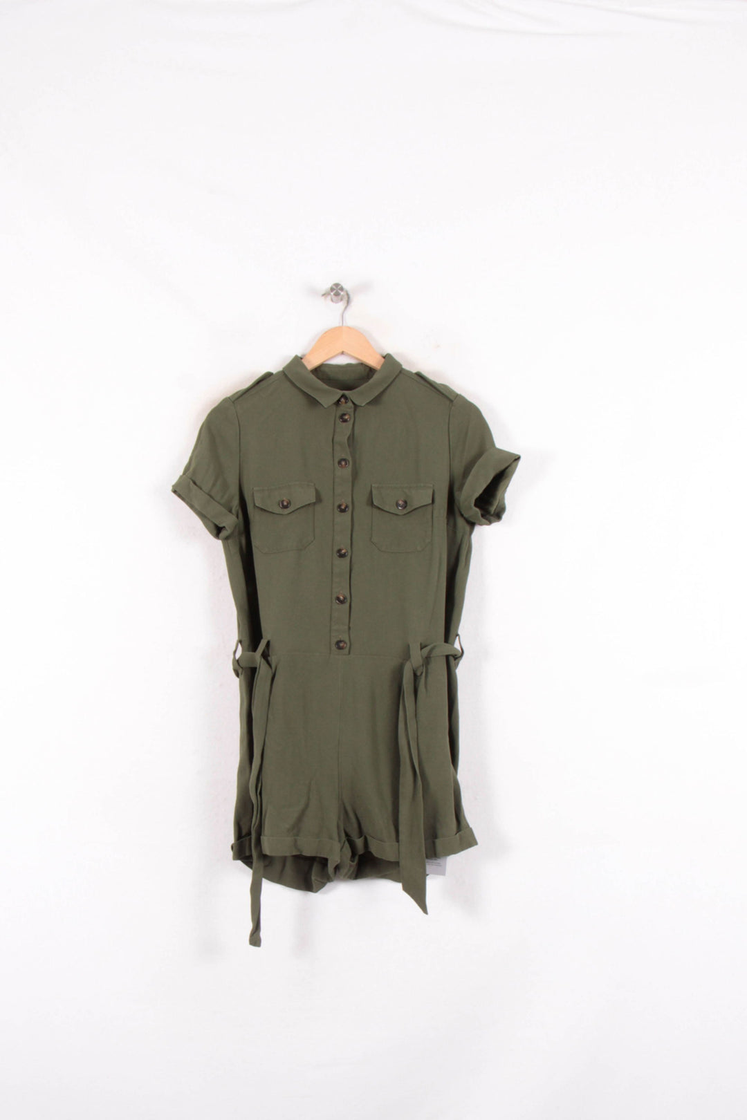 Combishort Vert - Taille L/40 de la marque Sézane | PARAD82121 - Vendu par Paradigme - Image 2