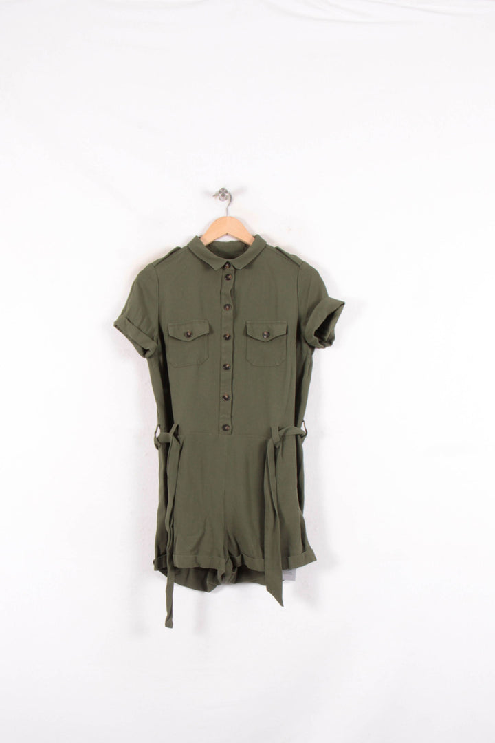 Combishort Vert - Taille L/40 de la marque Sézane | PARAD82121 - Vendu par Paradigme - Image 2