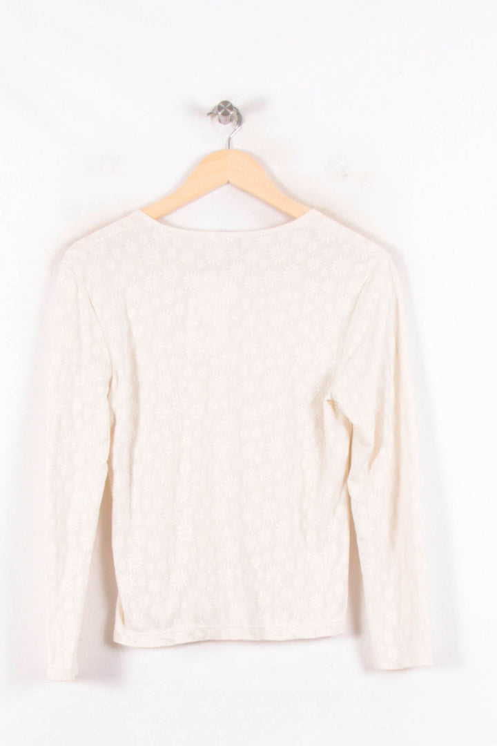 Blouse Blanche - Taille S/36 de la marque Caroll | PARAD82124 - Vendu par Paradigme - Image 4