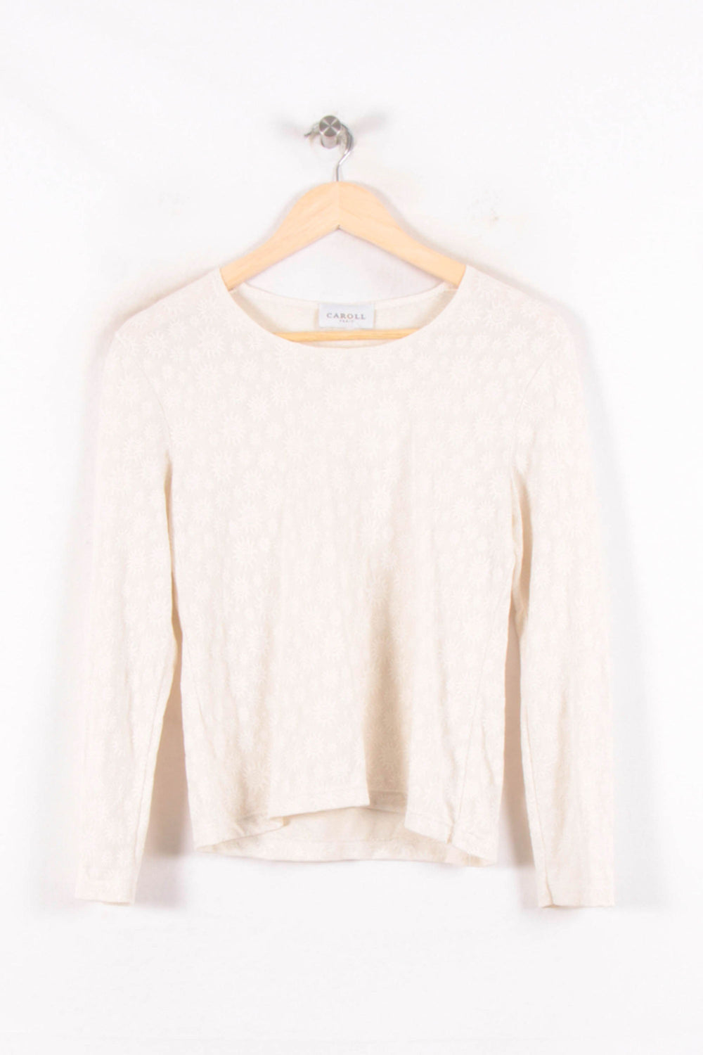 Blouse Blanche - Taille S/36 de la marque Caroll | PARAD82124 - Vendu par Paradigme - Image 2