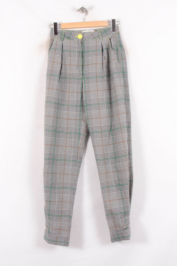 Pantalon Carreaux Gris - Taille XS/34 de la marque Essentiel Antwerp | PARAD82130 - Vendu par Paradigme - Image 2