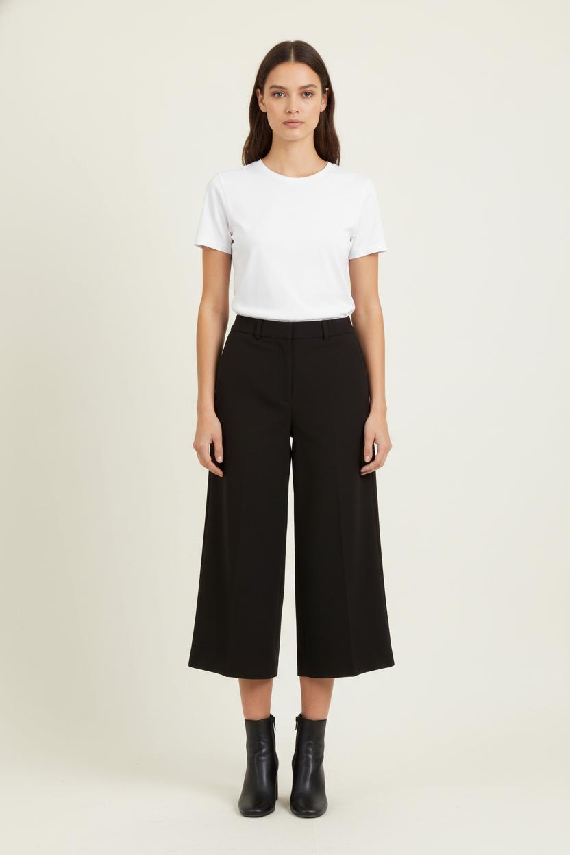 Pantalon Large Noir - Taille S/36 de la marque Maison 123 | PARAD82135 - Vendu par Paradigme - Image 1
