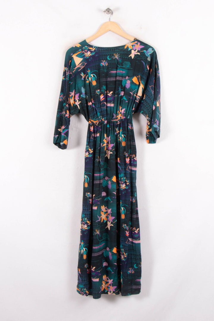 Robe Longue Multicolore - Taille S/36 de la marque La Fée Maraboutée | PARAD82140 - Vendu par Paradigme - Image 4