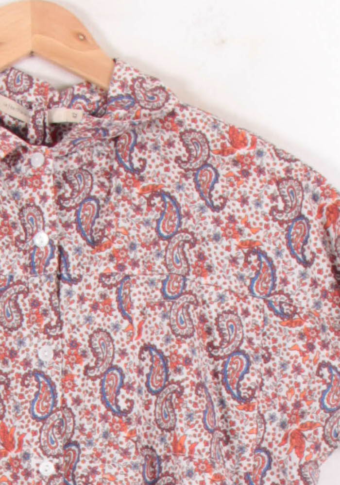 Robe Rouge et Bleu - Taille XL/42 de la marque La Fée Maraboutée | PARAD82148 - Vendu par Paradigme - Image 3