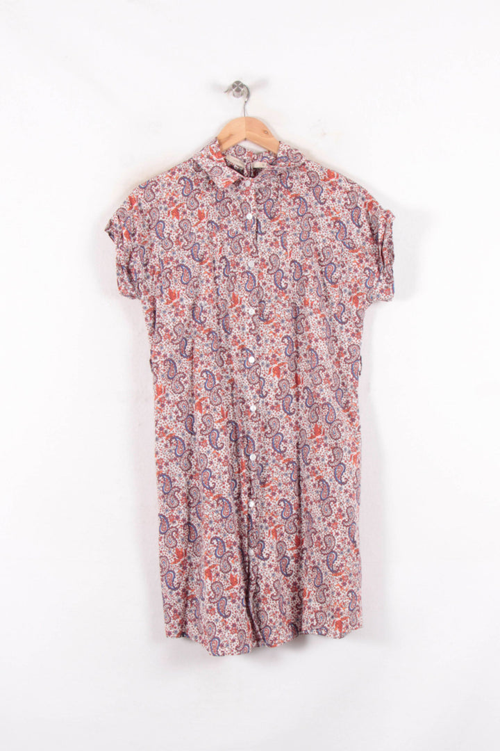 Robe Rouge et Bleu - Taille XL/42 de la marque La Fée Maraboutée | PARAD82148 - Vendu par Paradigme - Image 2