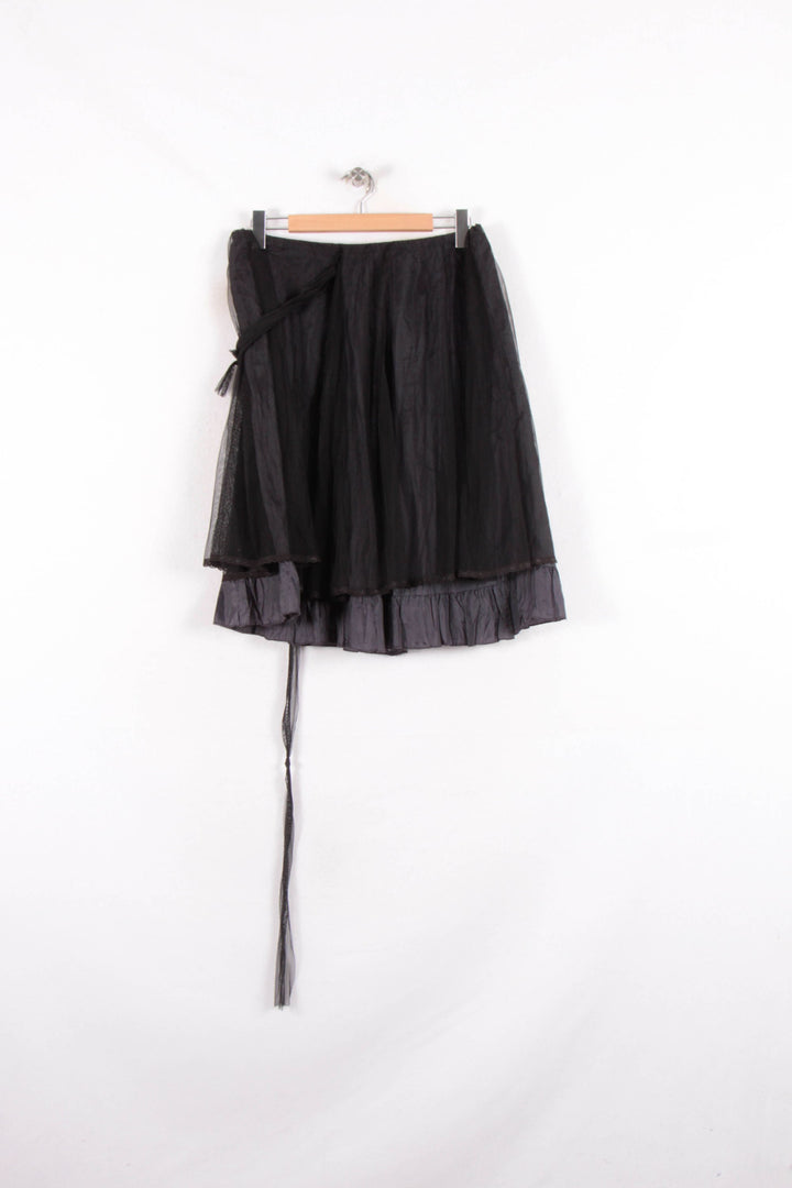 Jupe Volantée Noire - Taille XXL/44 de la marque La Fée Maraboutée | PARAD82157 - Vendu par Paradigme - Image 4