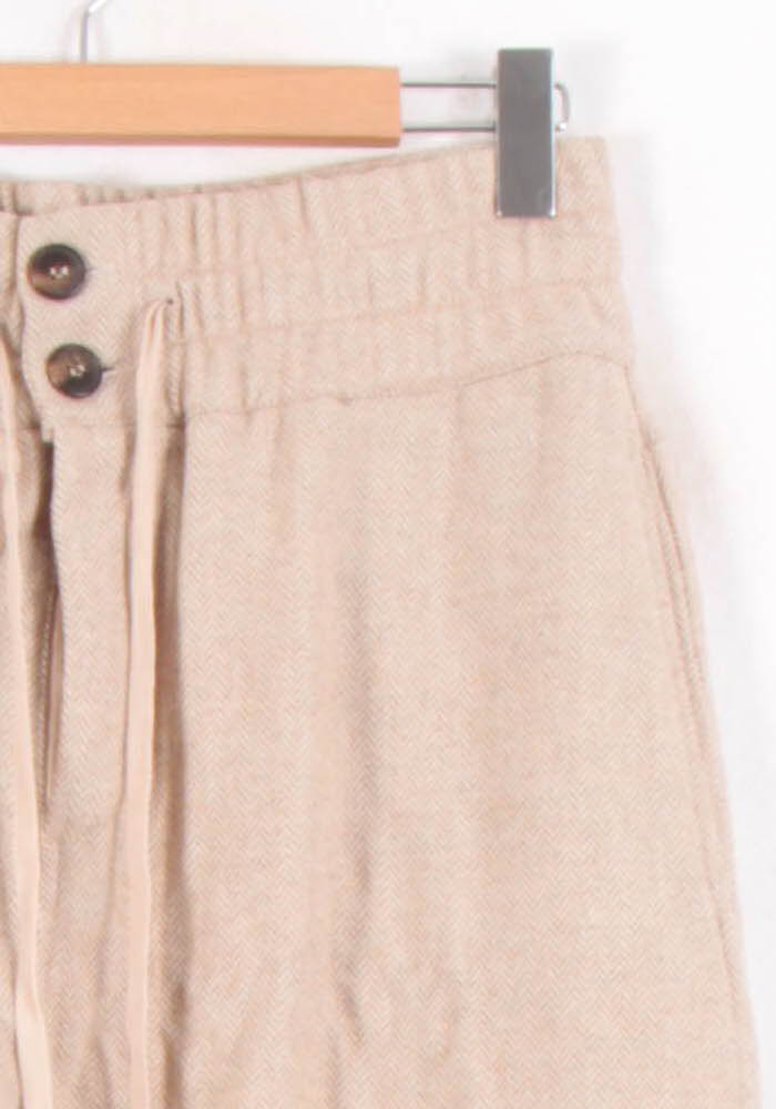 Jupe Midi Beige - Taille XL/42 de la marque La Fée Maraboutée | PARAD82158 - Vendu par Paradigme - Image 3