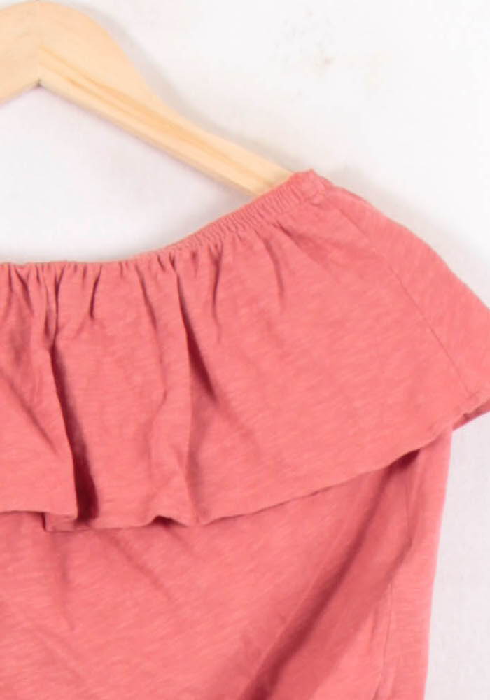 Top à Volants Rose - Taille XS/34 de la marque ba&sh | PARAD82167 - Vendu par Paradigme - Image 3