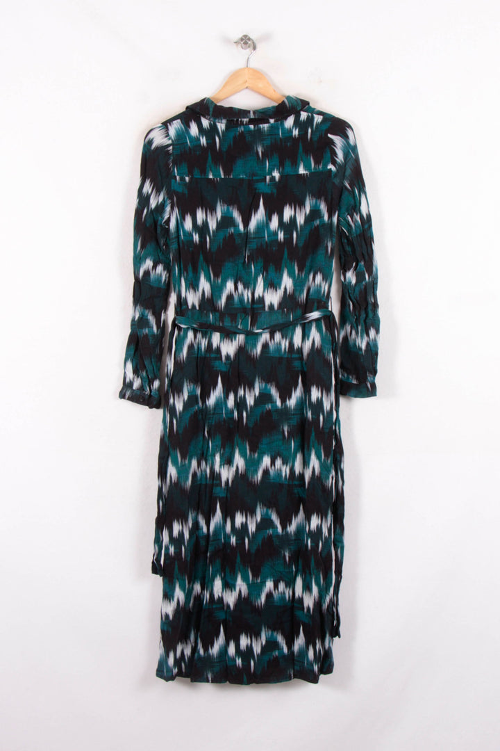 Robe Longue Verte et Noire - Taille S/36 de la marque La Fée Maraboutée | PARAD82171 - Vendu par Paradigme - Image 4