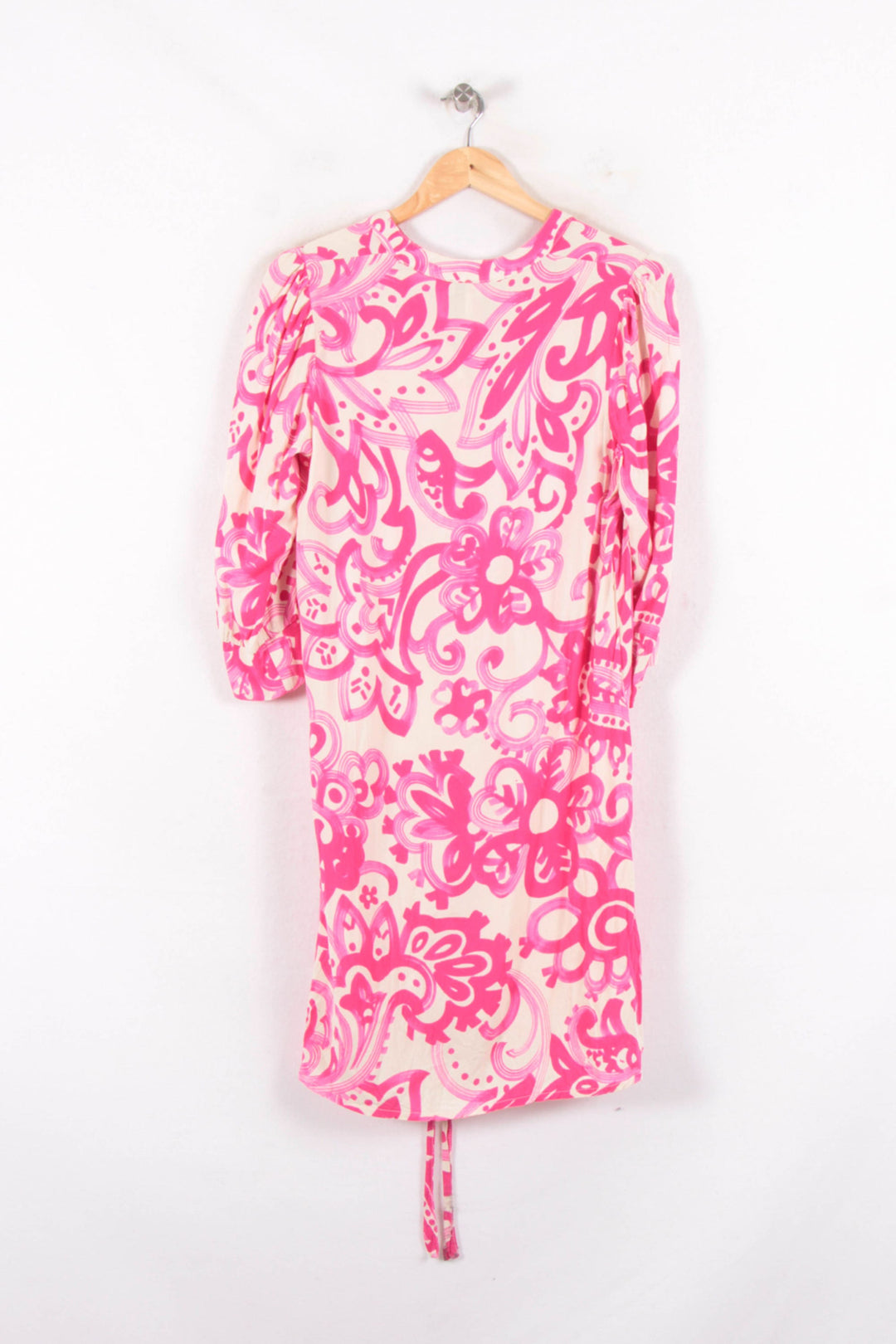 Robe Rose et Blanche - Taille M/38 de la marque La Fée Maraboutée | PARAD82172 - Vendu par Paradigme - Image 4