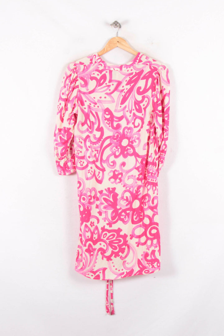 Robe Rose et Blanche - Taille M/38 de la marque La Fée Maraboutée | PARAD82172 - Vendu par Paradigme - Image 4