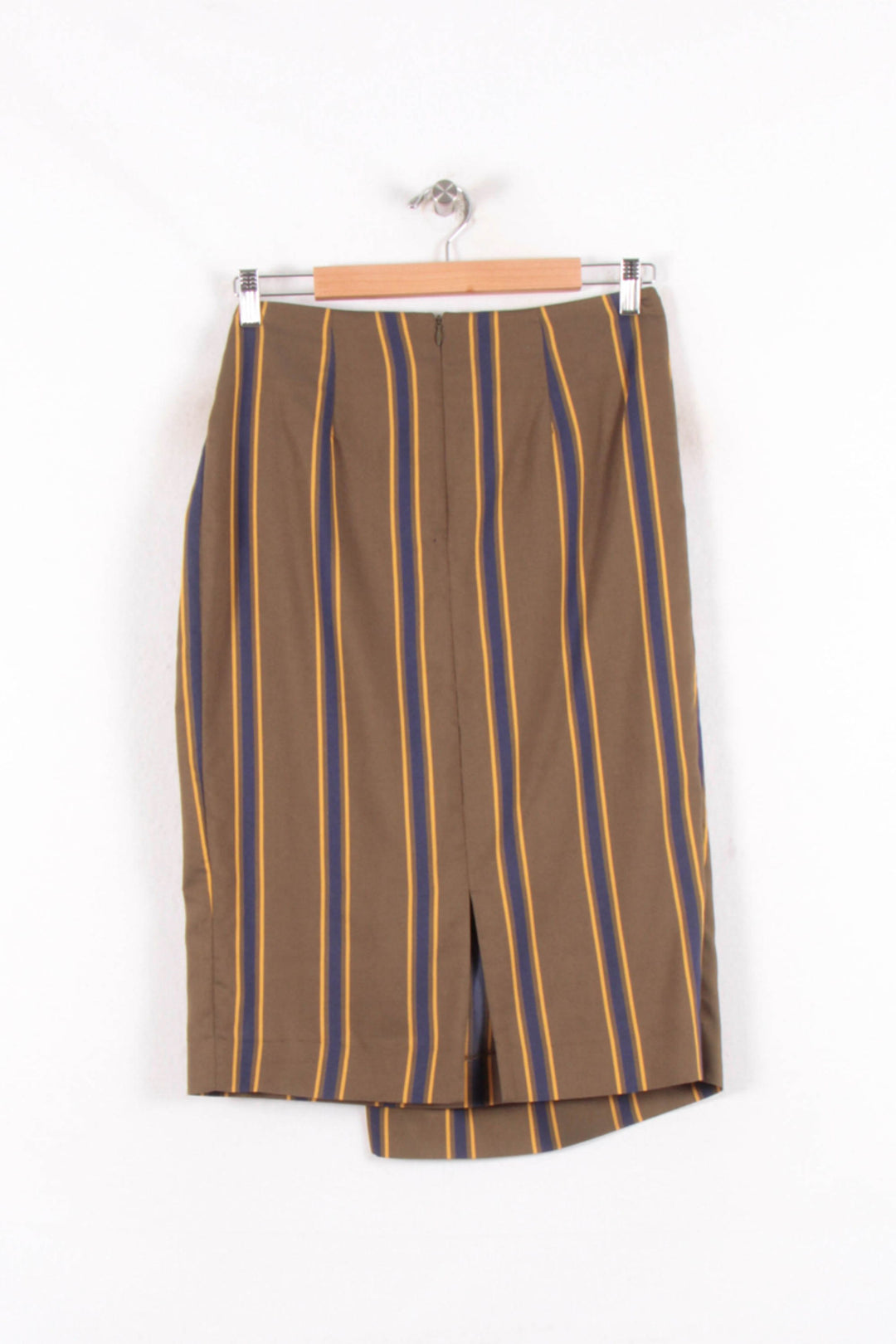 Jupe Longue Marron et Jaune - Taille L/40 de la marque Caroll | PARAD82184 - Vendu par Paradigme - Image 4