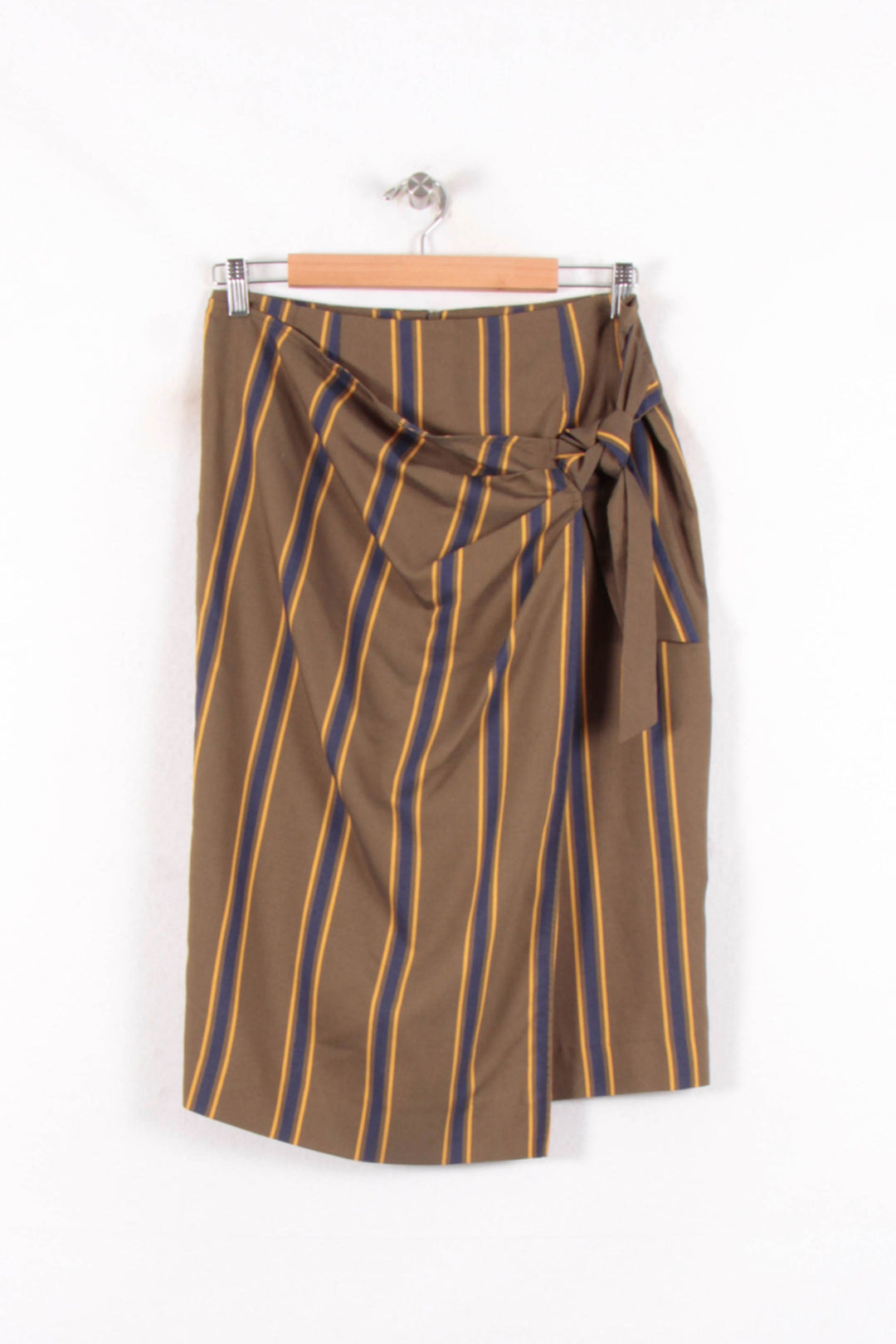 Jupe Longue Marron et Jaune - Taille L/40 de la marque Caroll | PARAD82184 - Vendu par Paradigme - Image 2