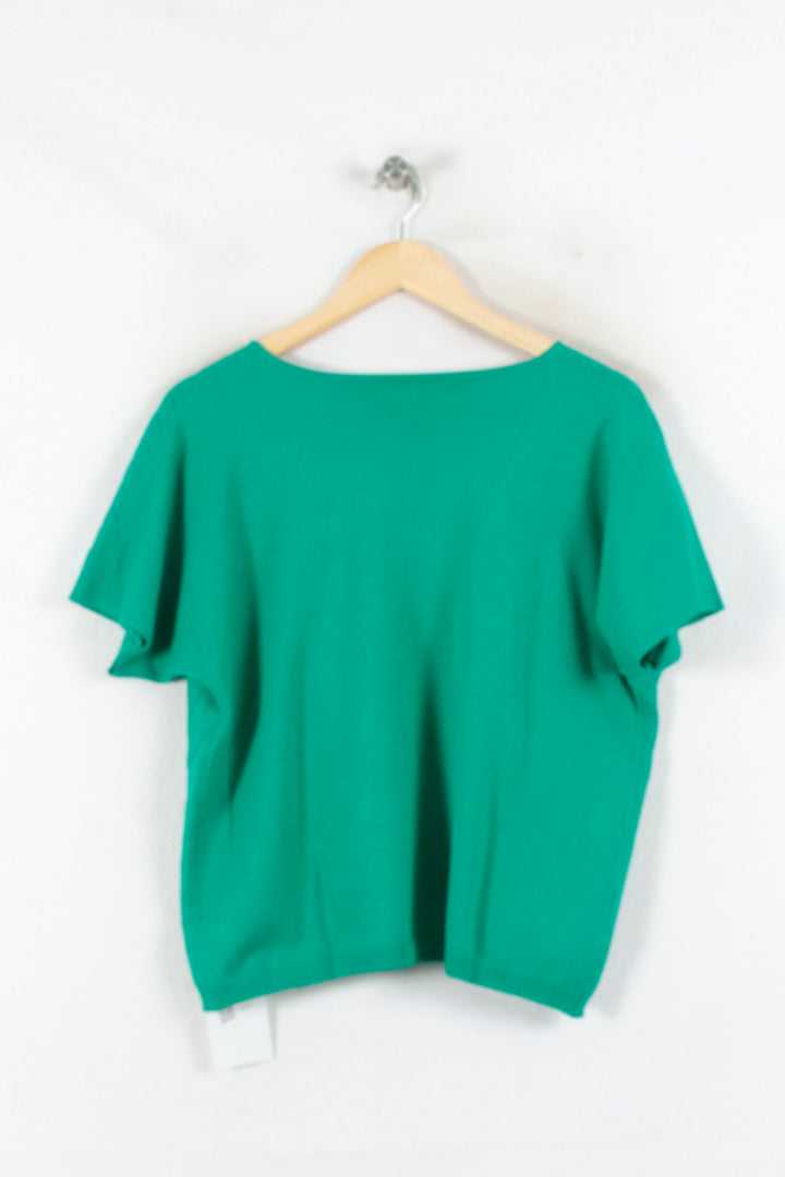 Pull Vert - Taille M/38 de la marque La Fée Maraboutée | PARAD82192 - Vendu par Paradigme - Image 4