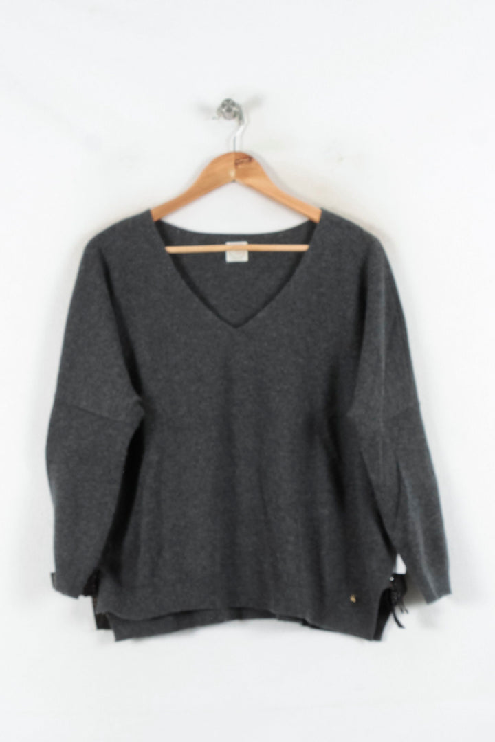 Pull Gris - Taille S/36 de la marque Des petits hauts | PARAD82196 - Vendu par Paradigme - Image 2