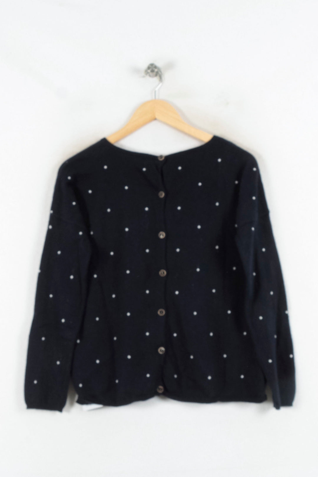 Pull Bleu à Pois Blancs - Taille S/36 de la marque Des petits hauts | PARAD82197 - Vendu par Paradigme - Image 4